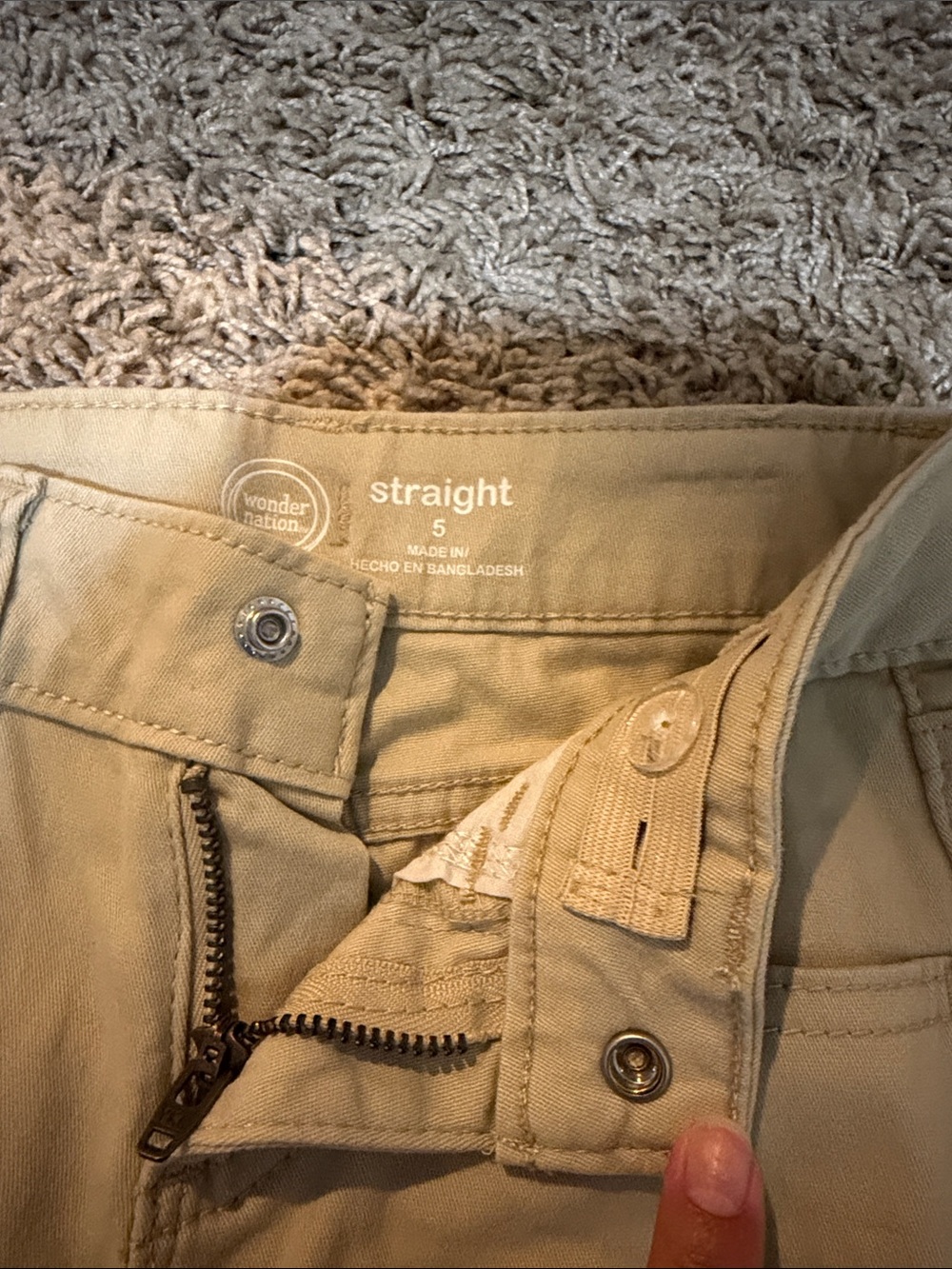 Little girls black and khaki pants size 5 and 6 - Picture 7 of 10
